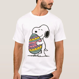 T-shirt Snoopy Pose Sur L'Oeuf De Pâques