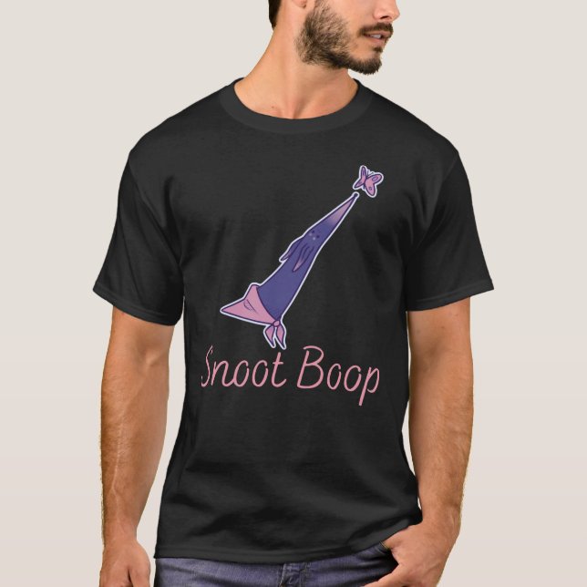 T-shirt Snoot Boop ! Cute Racing Greyhound Noodle Horse G (Devant)