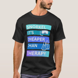 T-shirt Snorkel c'est moins cher que la thérapie