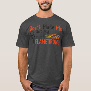 T-shirt Snow Flamethrower Prop Pyro Flame Fire Gun Flame