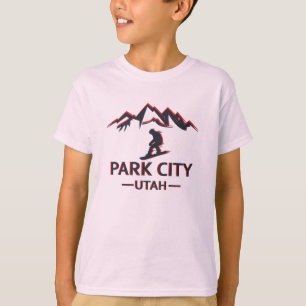 T-shirt snowboard de Park City Utah