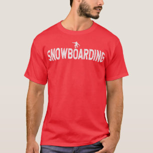 T-shirt Snowboard Snowboard Lion Neige hiver Snowboard