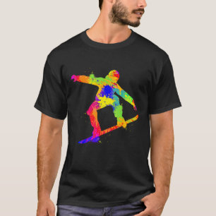 T-shirt Snowboard Snowboardeur Snowboard Garçons Enfants H