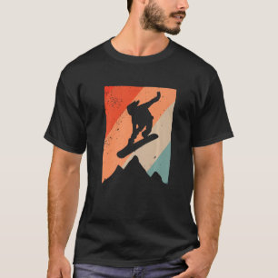 T-shirt Snowboard Winter Sport Snowboard Vintage Snowboa