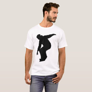 T-shirt Snowboardeur Silhouette