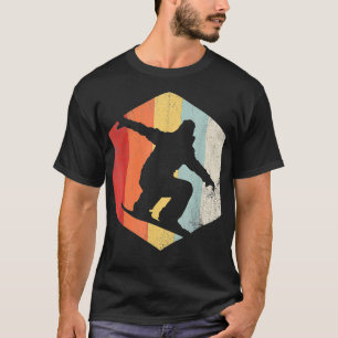 T-shirt Snowboarding Retro Distressed Sports Lover