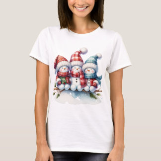T-shirt Snowman