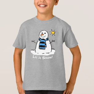 T-shirt Snowman avec message !
