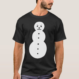 T-shirt Snowman en colère
