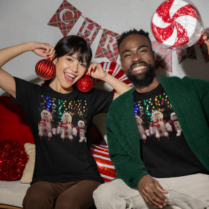 T-shirt Snowman et ornements de famille sur Tree Unisex
