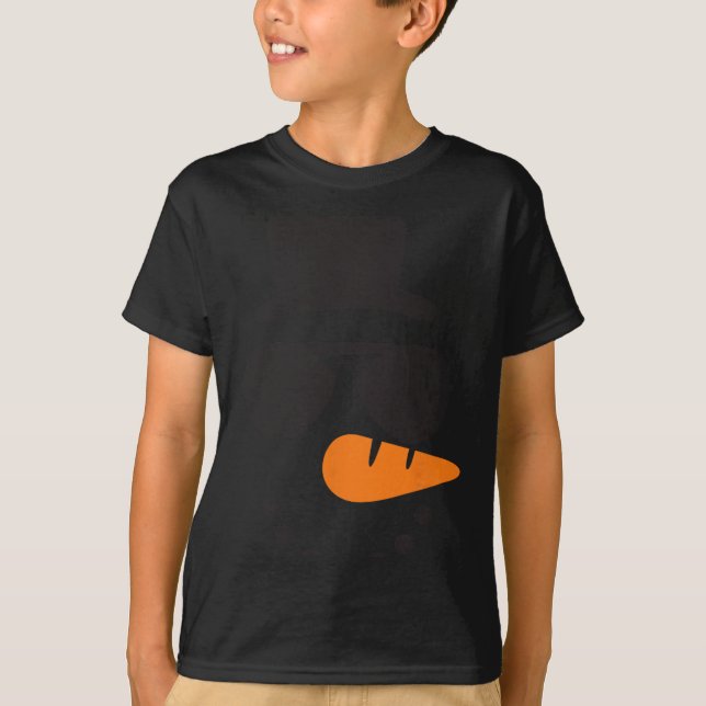 T-shirt Snowman Face Family Christmas Matching Costume Men (Devant)