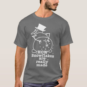T-shirt Snowman Funny neige drôle Noël