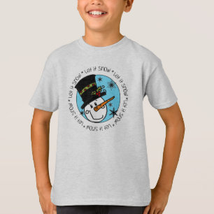 T-shirt Snowman Laisser Neige