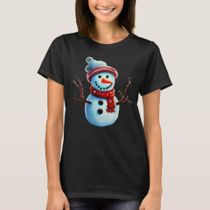T-shirt Snowman lunaire