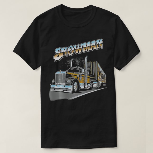 T-shirt SNOWMAN, nous avons un long chemin à parcourir, pe (Design devant)