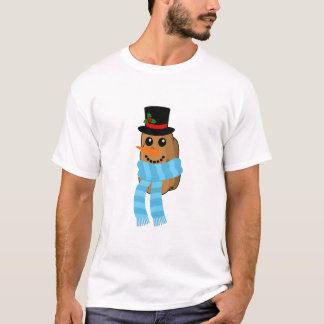 T-shirt Snowman Pomme de terre Fête