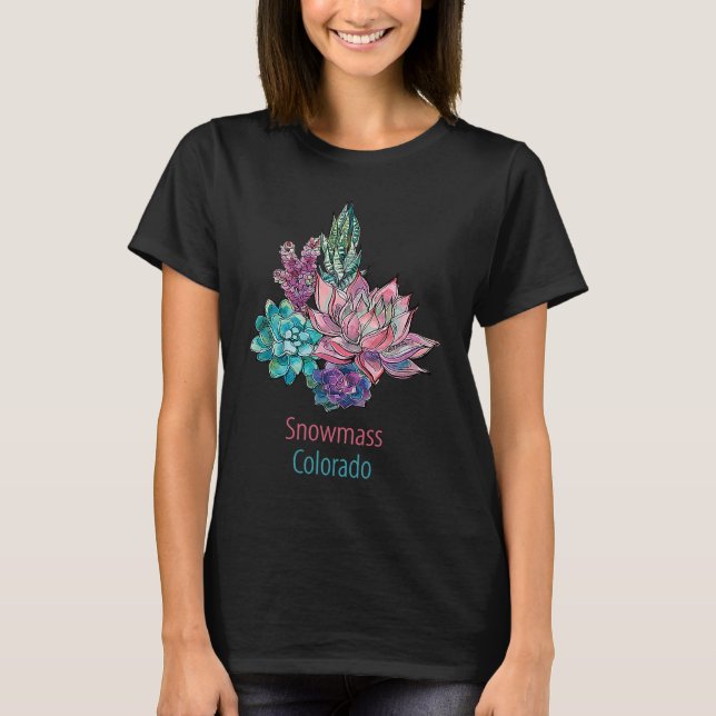 T-shirt Snowmass  Colorado  Souvenir (Devant)