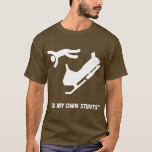 T-shirt Snowmobile mes propres cascades