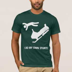 T-shirt Snowmobile mes propres cascades