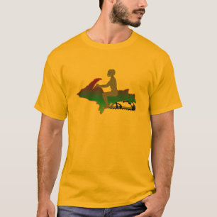 T-shirt Snowmobile supérieur de péninsule