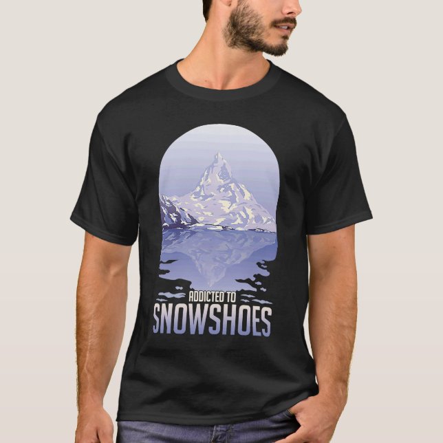 T-shirt Snowshoeing Bottes Snowchaussures Randonnées Chaus (Devant)
