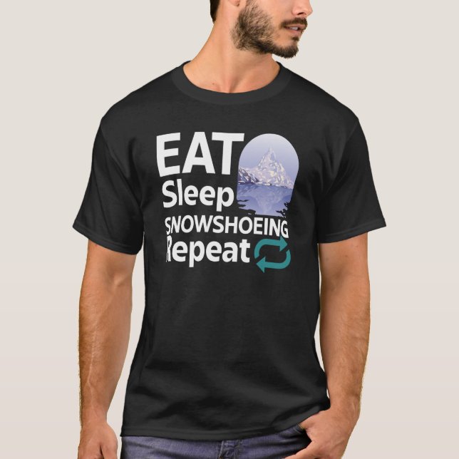 T-shirt Snowshoeing Bottes Snowchaussures Randonnées Chaus (Devant)