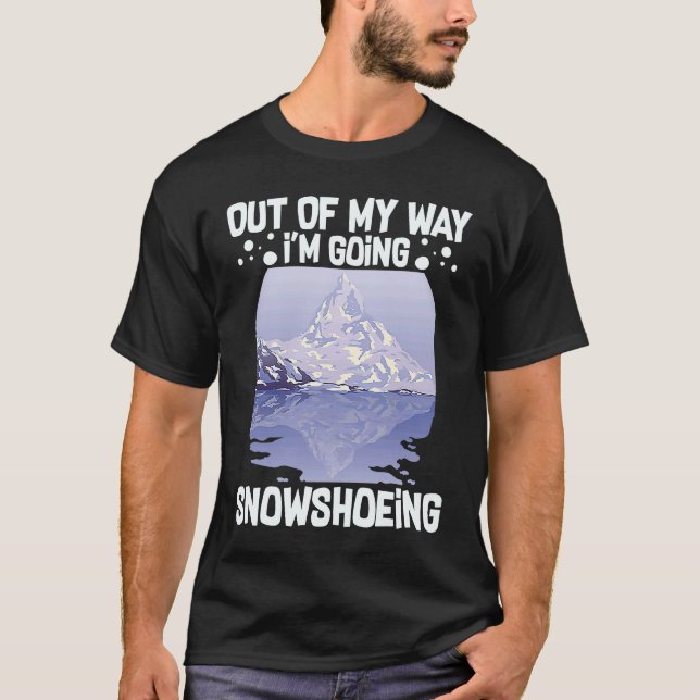 T-shirt Snowshoeing Bottes Snowchaussures Randonnées Chaus (Devant)