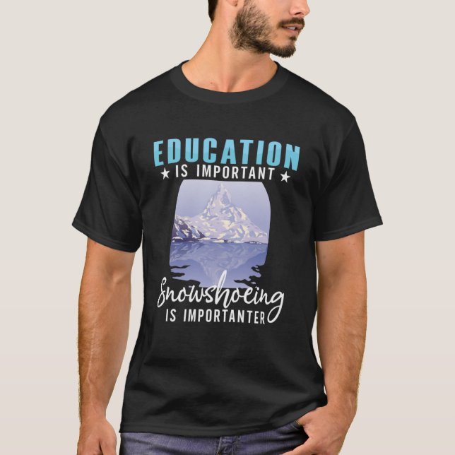 T-shirt Snowshoeing Bottes Snowchaussures Randonnées Chaus (Devant)