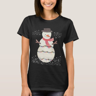 T-shirt Snowy Snowman Shirt