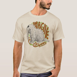 T-shirt Snuffleupagus B&W Dessin croisé