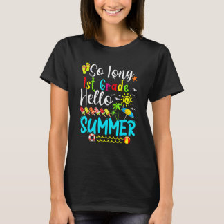 T-shirt So Long 1ère Année Bonjour Été Dernier Jour De L'É