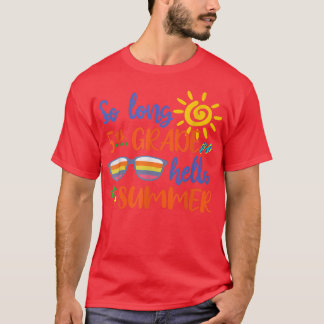 T-shirt So Long 5e année Bonjour Été Enseignant Étudiant E