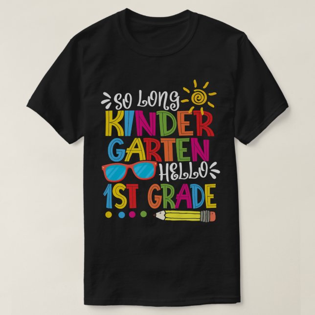 T-shirt So Long Kindergarten Hello 1ère année Stitude ense (Design devant)