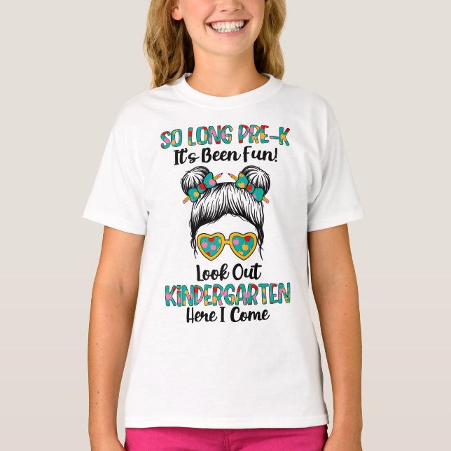 T-shirt So Long maternelle Bonjour maternelle Gardergarten (Devant)