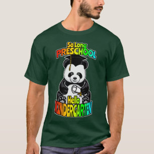 T-shirt So Long Preschool Hello Kindergarten Funny Happy P