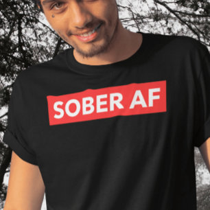 T-SHIRT SOBER AF