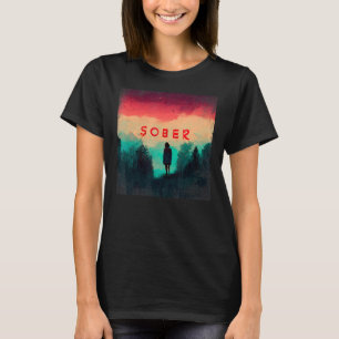 T-shirt Sober Birthday Recovery Retro Addiction NA Anniver