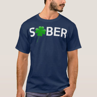 T-shirt Sober Saint Patricks Day Alcoholics AA NA 12