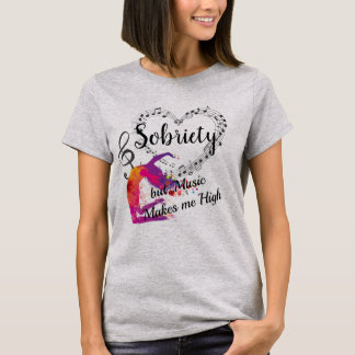 T-shirt Sobriété et musique