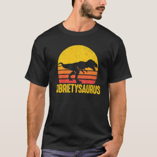T-shirt Sobrietysaurus Dinosaure Sobaire Récupération de l