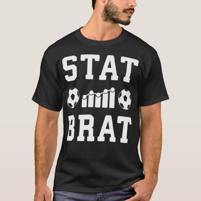 T-shirt Soccer Analytique et statistiques pour Sports Stat (Devant)