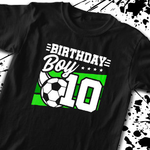 T-shirt Soccer Anniversaire - 10 ans Garçon - 10e annivers