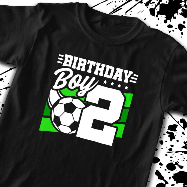 T-shirt Soccer Anniversaire - Garçon de 2 ans - 2e Anniver (Créateur téléchargé)