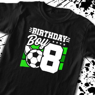 T-shirt Soccer Anniversaire - Garçon de 8 ans - 8e Anniver