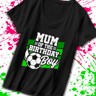 T-shirt Soccer Anniversaire maman - Garçons Football Anniv