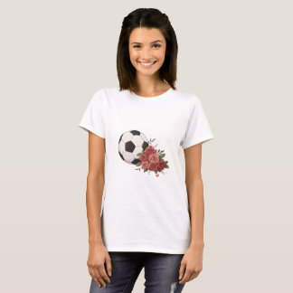 T-shirt Soccer ball and Pink