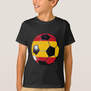 T-shirt Soccer Ball Drapeau-Espagne Le MUSÉE Cadeaux Trans