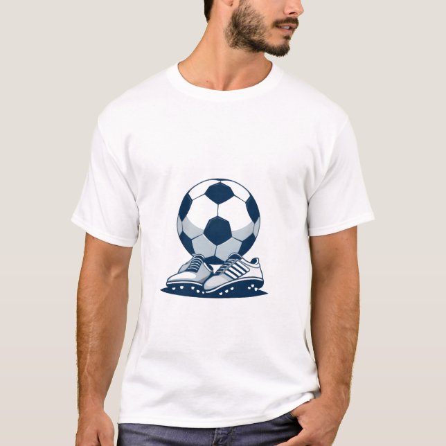 T-shirt Soccer Clefs et Ball (Devant)