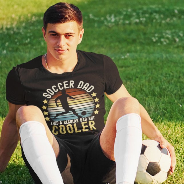 T-shirt Soccer Dad Like a Regular Dad But Cooler (Créateur téléchargé)