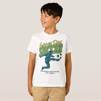 T-shirt Soccer de Jour de Match – Le Sport Qui Unit le Mon